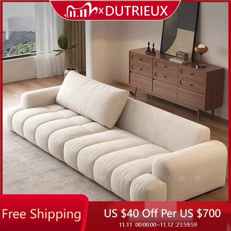 

White Cream Living Room Sofas Cloud Big Size Chinese Style Beauty Decoration Living Room Sofas Interior Muebles Hotel Furniture