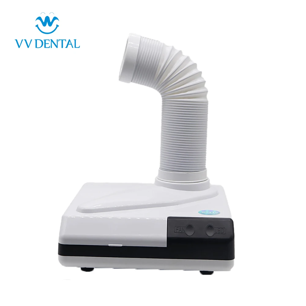 Dental Vacuum Cleaner 65W LED Dust Collector Extractor Dental Lab Dust Suction Machine for Dental Polishing Dentist Tools