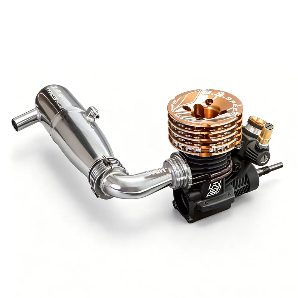 Motor OS SPEED R21 Shimo ED3 21 Class Onroad Nitro con Kit de Escape 2196 1FG01, Motor Profesional para Auto de Carreras RC Onroad