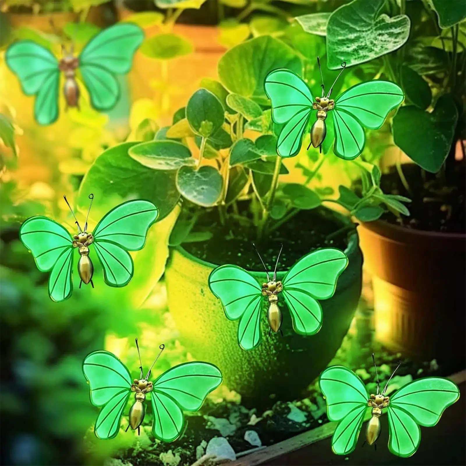 

Flower Pot Hugger Bright Pendant Hanger Flower Pot Hugger Butterfly For Home Outdoor Balcony Patio Porch Wall Yard Door Window