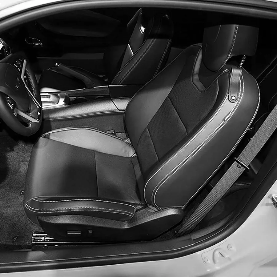 

Seat Cover for 2010-2015 5th Gen Camaro Coupe LT LS RS SS Custom Fit Interior Upholstery Faux Leather Seat Covers