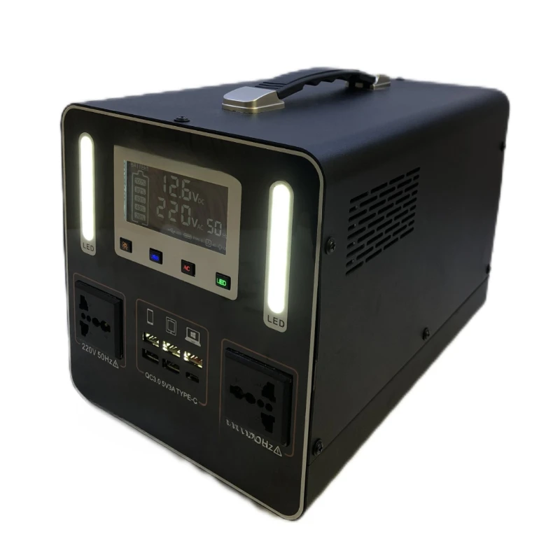 220V solar outdoor mobile power supply, with socket, family portable