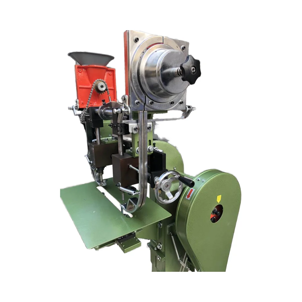 

Equipment Automatic Double Head Eyelet Punching Machine for Paper Bag Manufacturing 220V Motor Core Components