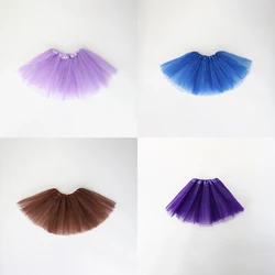 Summer Kids Baby Dance Tutu Skirt For Girl 3 Layers Tulle Toddler Lace Pettiskirt Dance Skirt