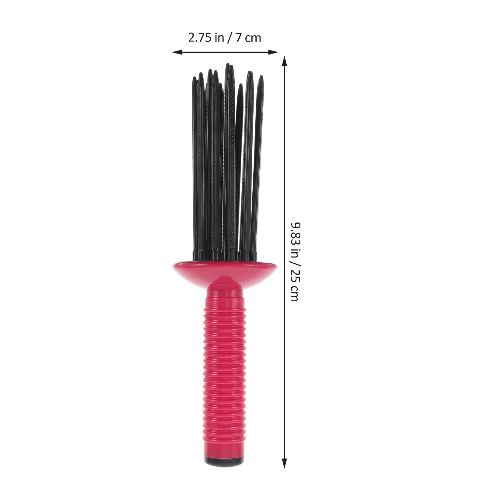 

2Pcs Hair Curling Comb Volumizing Styling Tool Portable Curling Roll Comb Anti-Slip Blow Drying Curly Hair Brush