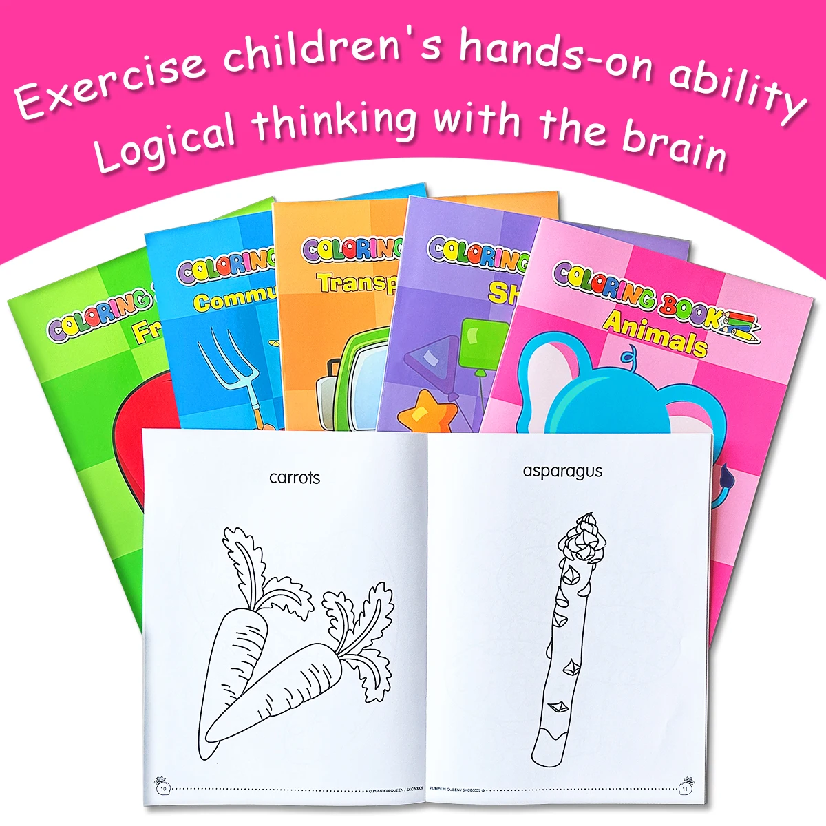 

6 книг, забавная детская книжка-раскраска, развивающая воображение и творчество, раскрашивание путешествий творческого просветления