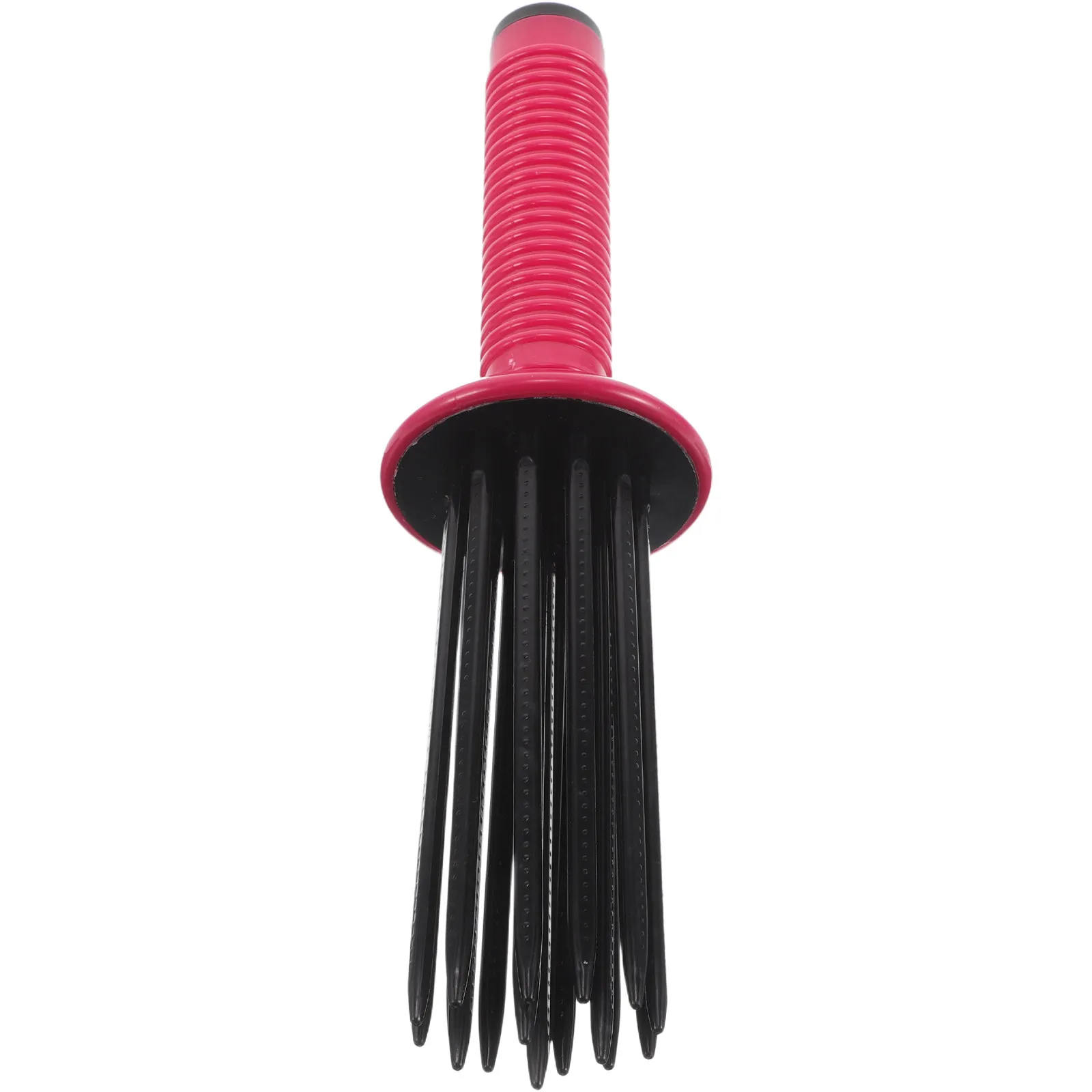 Curling Comb for Blow Drying Anti-Slip Round Styling Brush Curly Hair Detangling Tool Voluminous Curls Hairstyling