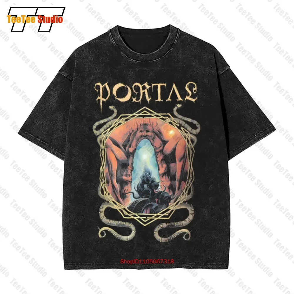 Portal Band Logo Vintage Oversized T-Shirt MX6A