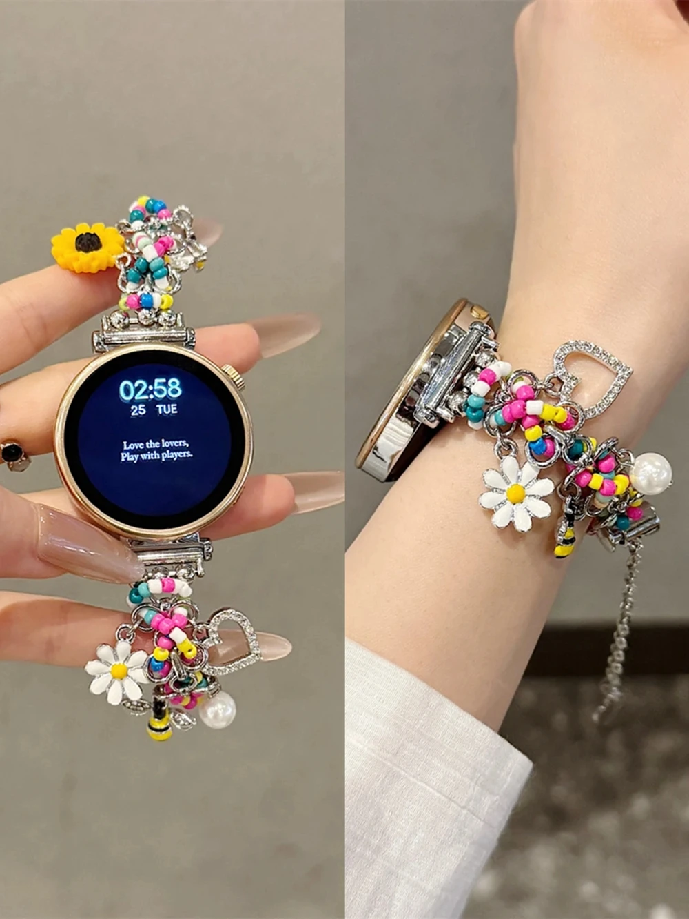 Deluxe 20MM 22mm 18mm Armband für Samsung Galaxy Watch 7 FE 5 Pro 4 6 Classic 44mm 40mm Armband Correa für Huawei