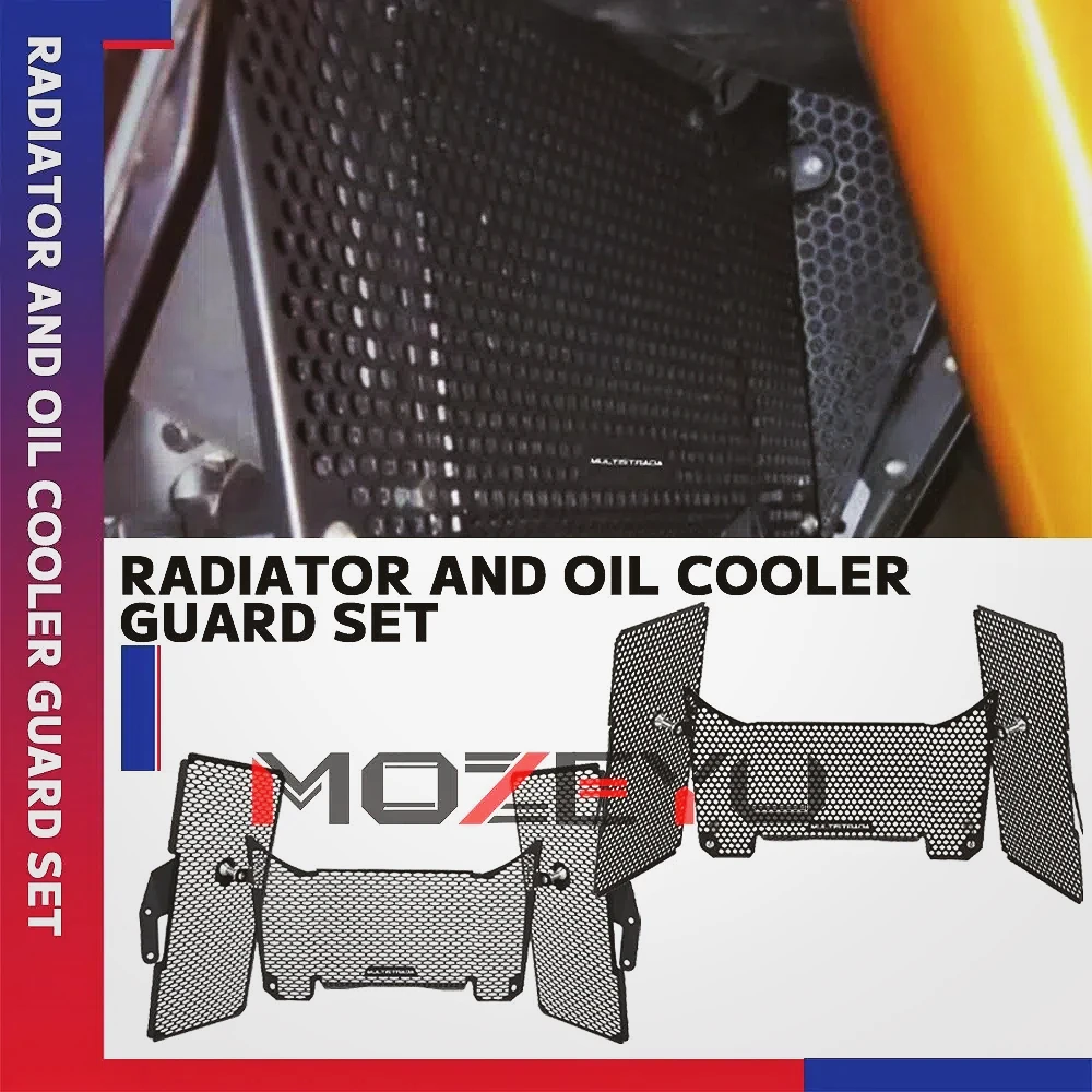 

Radiator Guard Protector Grille Cover For Ducati Multistrada V4/S/S Sport/Pikes Peak /Rally/RS 2021 2022 2023 2024 2025 2026