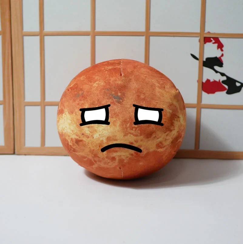 Countryballs Peluche Portachiavi Bambola Terra Luna Marte Venere Sole Giove Mercurio Urano Palla Polonia Palla Farcito Ciondolo Giocattolo Regalo