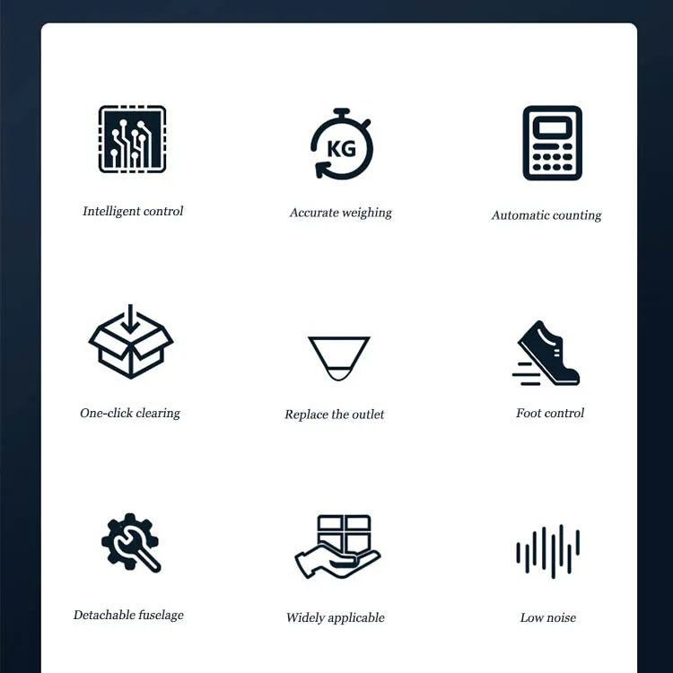 Multifunctional Granules Grains Nuts Legumes Powder Dispensing Machines Filling Machines Weighing and Packing Machines