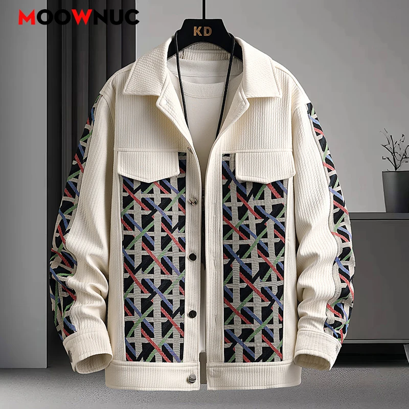 

Men's Casual Jacket Coat Male Windbreaker Men Clothing Fashion Leisure Blazer Outerwear Windproof for Camping And Outdoors New