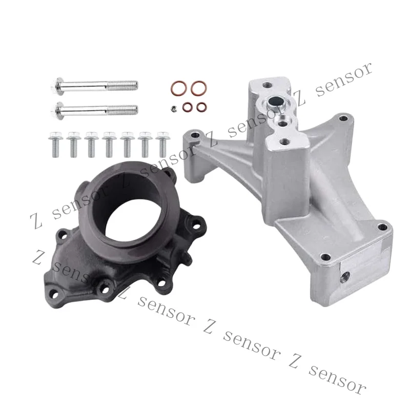 RRR+GTP38 Turbo Pedestal  Exhaust Housing for 99-03 Ford 7.3L Powerstroke Non-EBPV