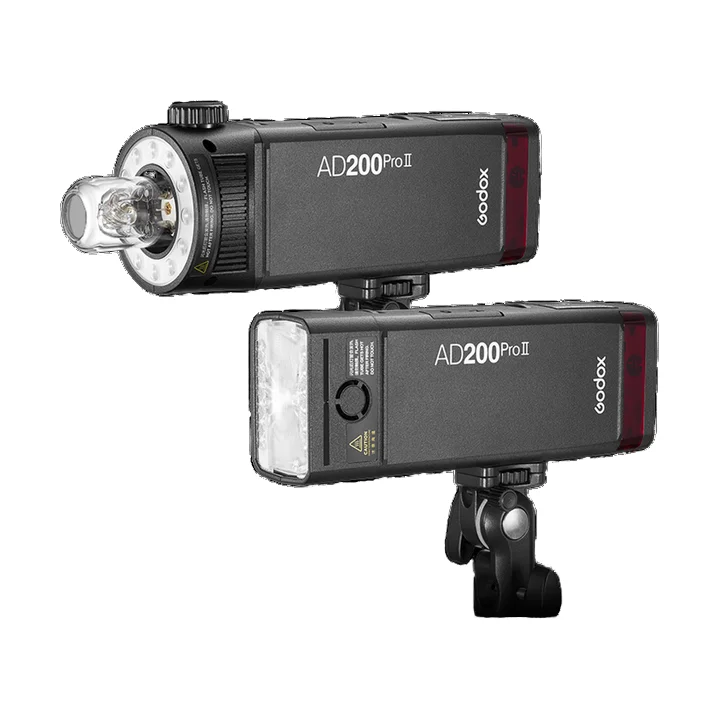 Godox AD200Pro II Outdoor Camera Flash Light with 2.4G Wireless System and Lithium Battery TTL Pocket Flash Light