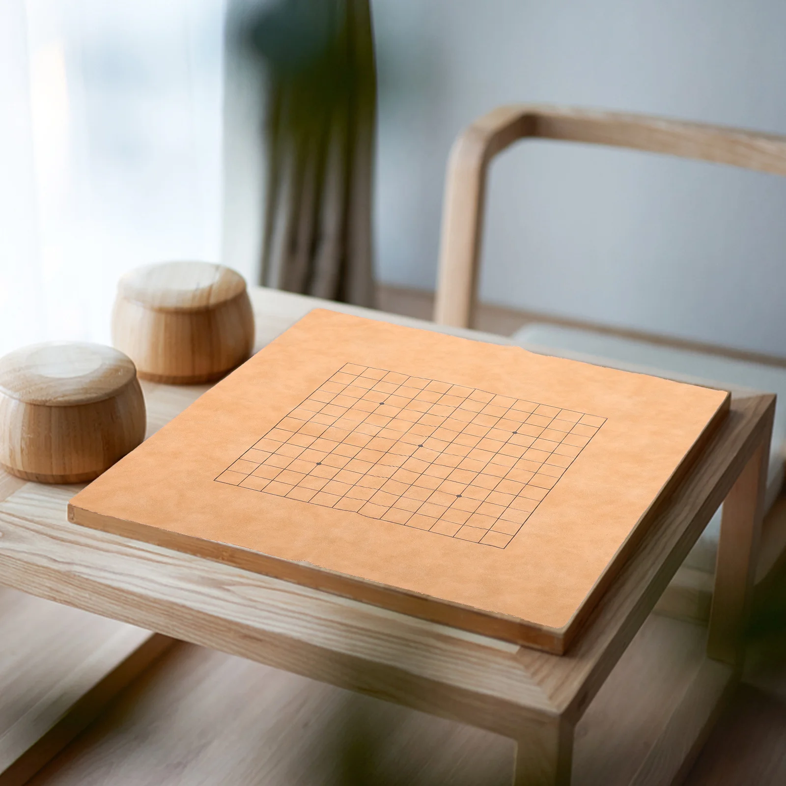 

2Pcs Portable Foldable Chess Board Dual Sided Gobang Game Board Game Accessories Foldable Chessboard Simple Chessboard