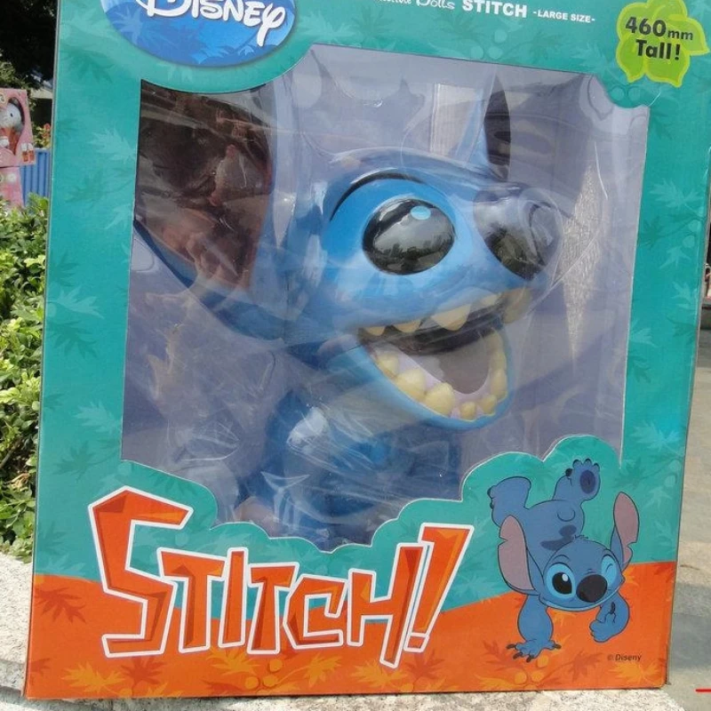 

Cartoon 46cm Disney character Lilo & Stitch Action figure PVC Piggy bank Statue model collection Home decoration children gift
