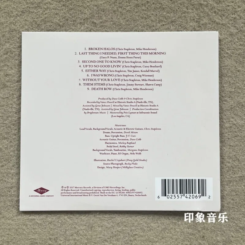 Chris Stapleton Dari A Room Volume 1 CD 、Pop cd、Chris Stapleton Dari A Room: Volume 2 CD