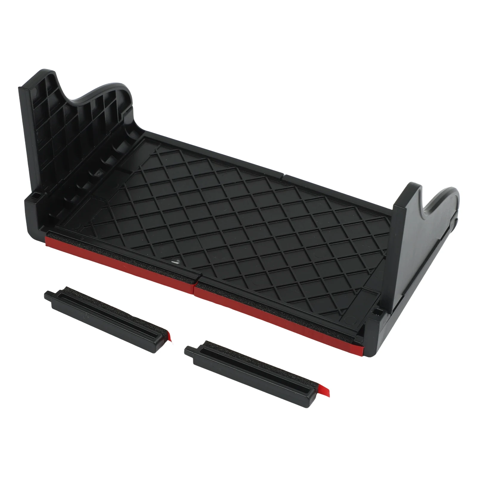 Tension Fit Sunshade Visor Enhancing Visibility of Vehicle Navigation Systems Sized Between Seven and Twelve Inches