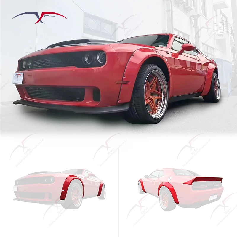 Suitable for Challenger LB wide body kit wheel arch rear spoiler carbon fiber car exterior decoration modification