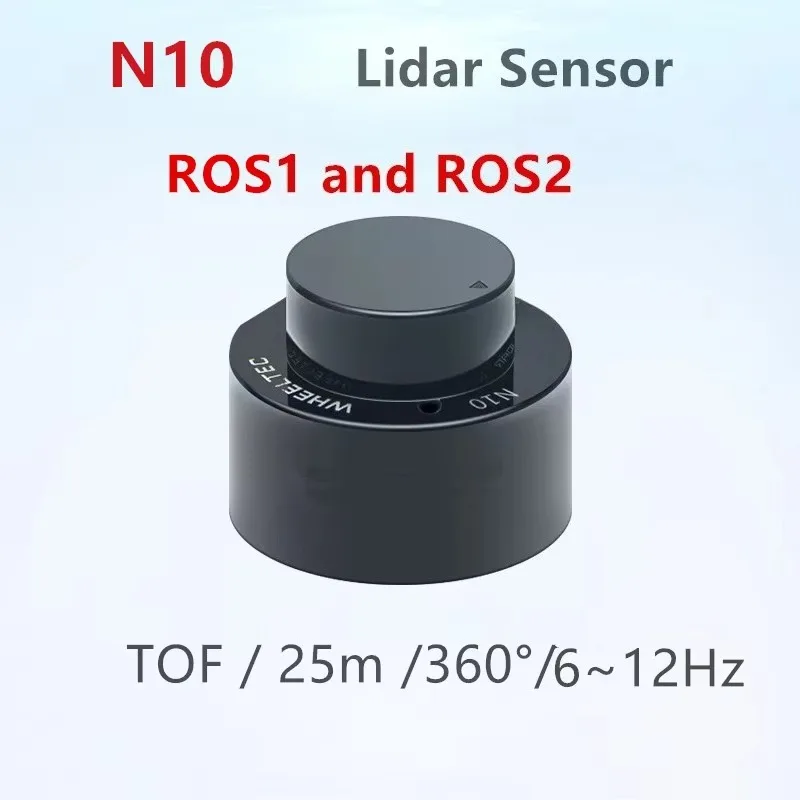 N10 Indoor Outdoor Waterproof 25m Lidar Sensor 360 Degree TOF Anti-Glare Laser Radar ROS2 Technical Support Documentation