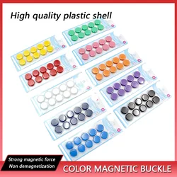 Magnetic Buttons Fridge Stickers White Board Nail Push Pins Item 7 Color Locker Round Thumbtack Magnet Officemate School Teach