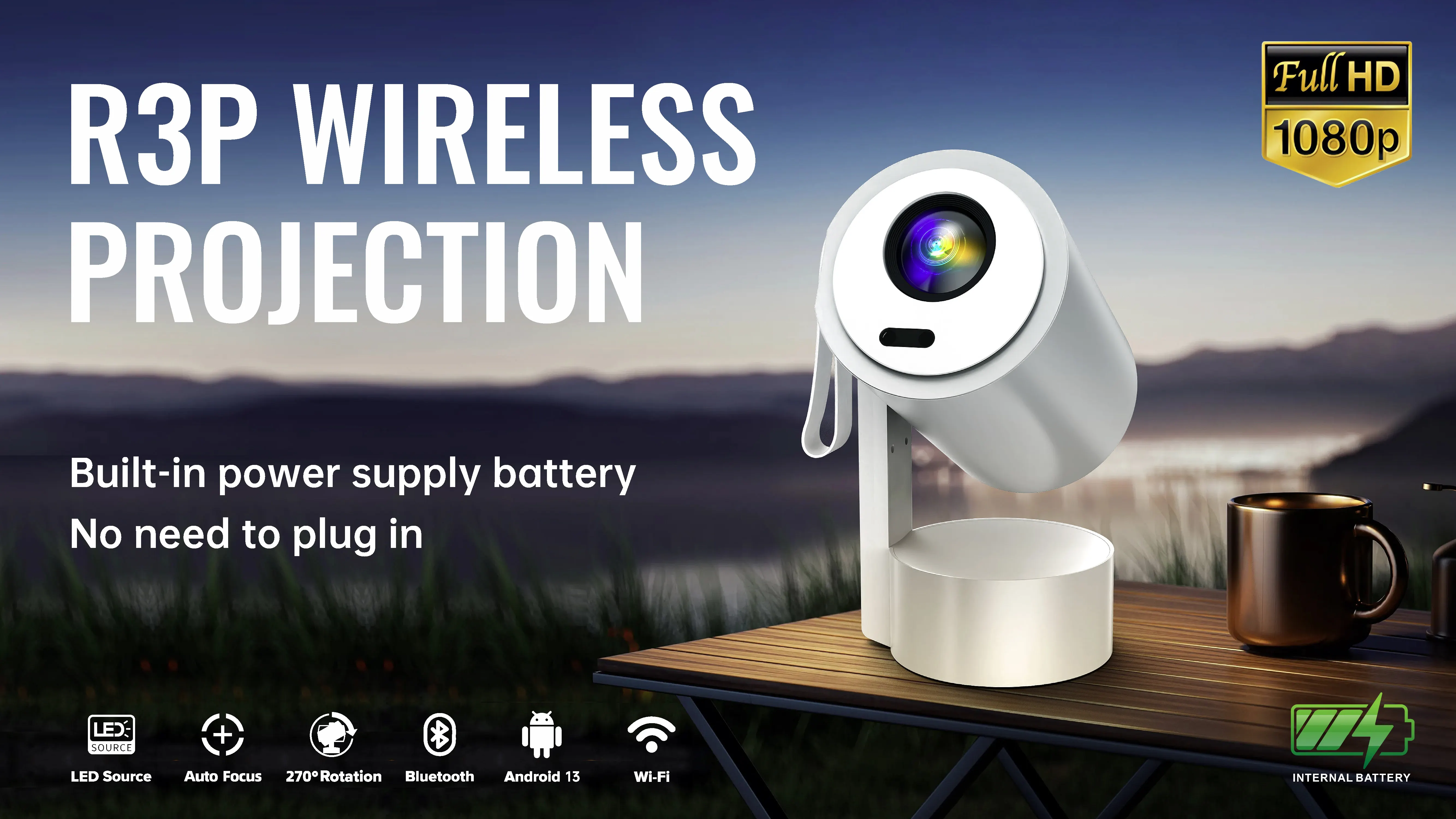Dahili Bataryalı Android 13 Me - Smart Home Theater incelemesi ve fiyatı