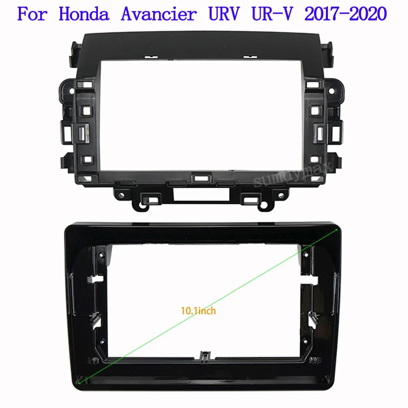 10.1 inch Car Audio Radio 2Din Fascia Frame Adapter For Honda Avancier URV UR-V 2017-2020 Fitting Panel Frame Kit