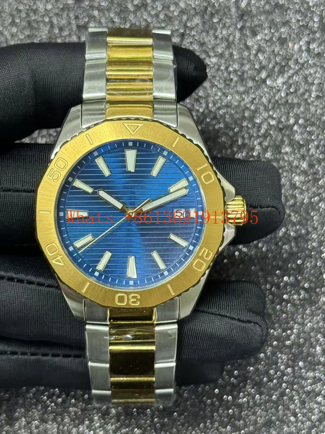 Luxe merk Super Clone 904L roestvrijstalen automatisch mechanisch sport herenhorloge Roestvrijstalen horloge met volledige kalender