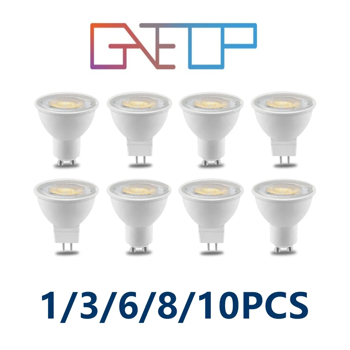 

LED spotlight GU10 GU5.3 LED Bulb 220V Focos LED Bulb 3W 5W 6W 7W 8W Suitable for kitchen, bathroom and living room office