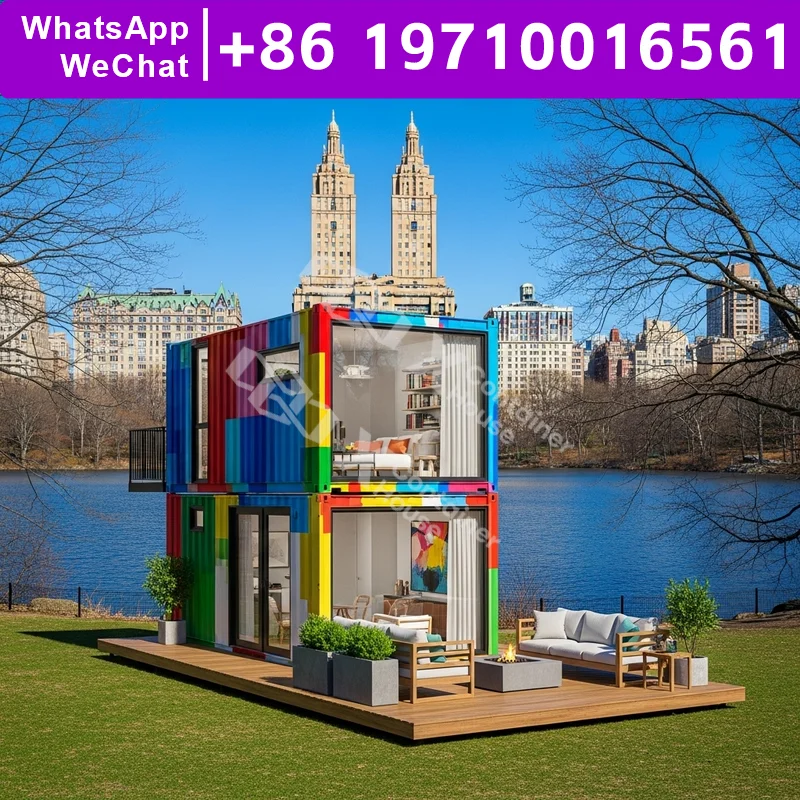 

Custom Interiors Dormitory Factory Prefabrication Prefab Tiny Homes Flat Pack House Customizable Anti Rust Modular Mobile Home