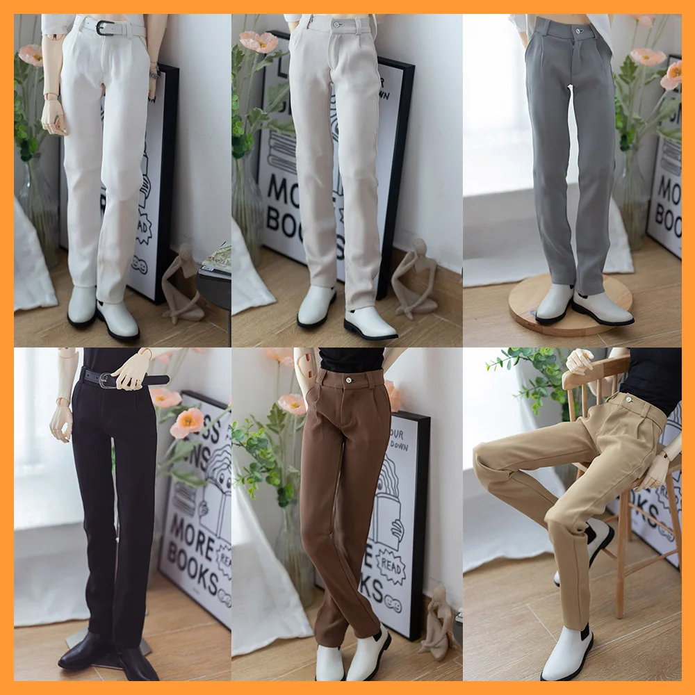 

【High Quality】Male Elegant Draping Casual Slim Trousers Formal Suit Pants for 1/4 1/3 BJD Normal/Strong Uncle Action Figure