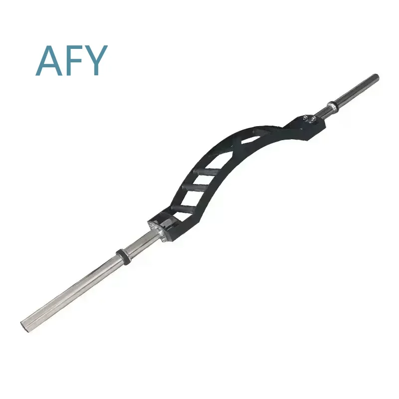 Curved Swiss Rod for Club Training Barbell Bar for Solid Curved Club Gym for Deep Squat Bench Press Fitness Equipment