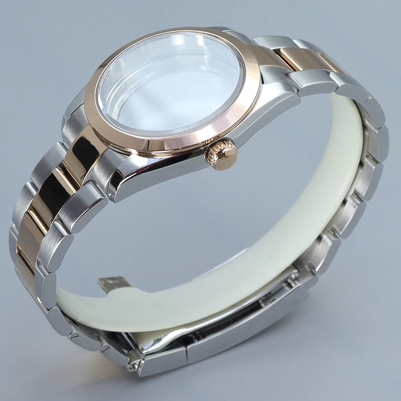nh35 case 39mm 36mm Luxury Watch Case Bracelet Sapphire Glass For nh35 nh34 nh36 nh38 nh70 Miyota8215 Movement watch accessories - Image 4