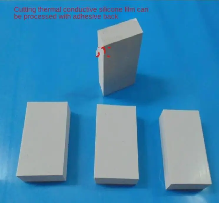 Almohadilla de silicona de alta conductividad térmica, 15x20x10mm, suave conductividad térmica, almohadilla de silicona para disipar el calor de la CPU