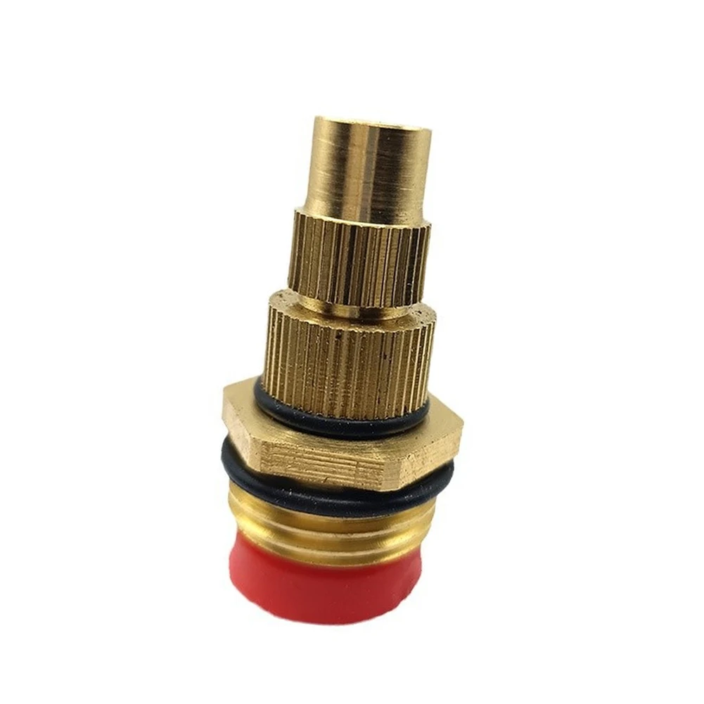Adjustable Brass Atomizing Nozzle 1/2-inch External Thread for Farm Irrigation Fountain for mist and Precision Landscape