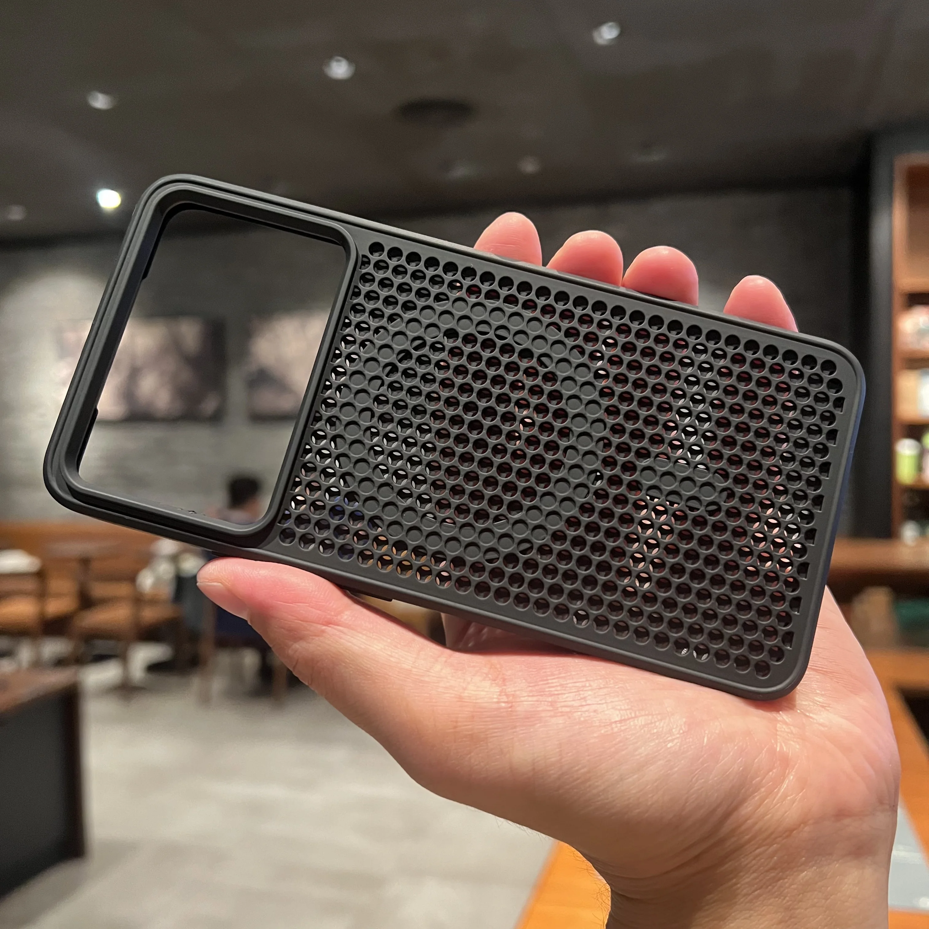 Para Xiaomi Poco F6 Pro funda panal disipación de calor cubierta trasera magnética transpirable para Xiaomi Poco F6 Pro Shell