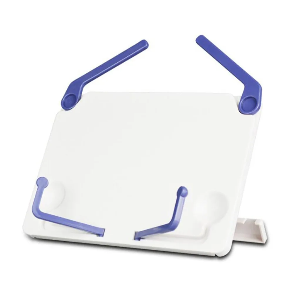 Soporte portátil plegable para escritorio, estante de lectura, organizador para tableta y teléfono