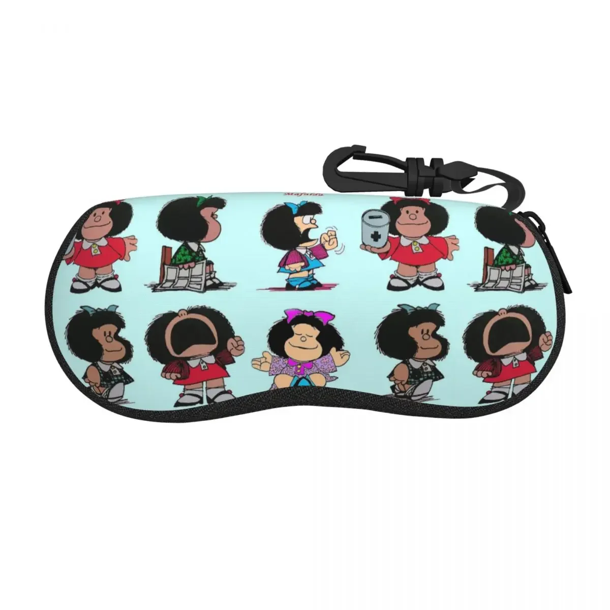 Mafalda Glasses Case Unisex Student Kawaii Cute Amine Eyewear Box Protector Glasses Box