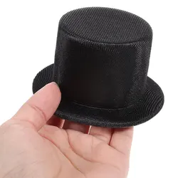 Top hat Mini Cylinder Hats DIY Hat Craft Miniature Snowman Santa Claus Hat Kids Navidad Toys Gift Christmas party Home Deco