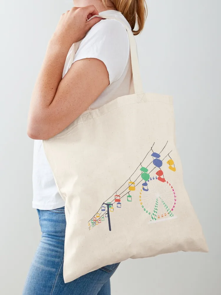 

MN State Fair Ferris Wheel Tote Bag tote bag university shopping bags foldable Women's handbag eco bag folding