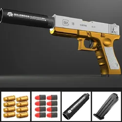 Soft Bullet Toy Gun Shell Ejection Foam Darts Pistol Desert Eagle Airsoft Gun Toy Gun Toy For Boys Girls Outdoor Games