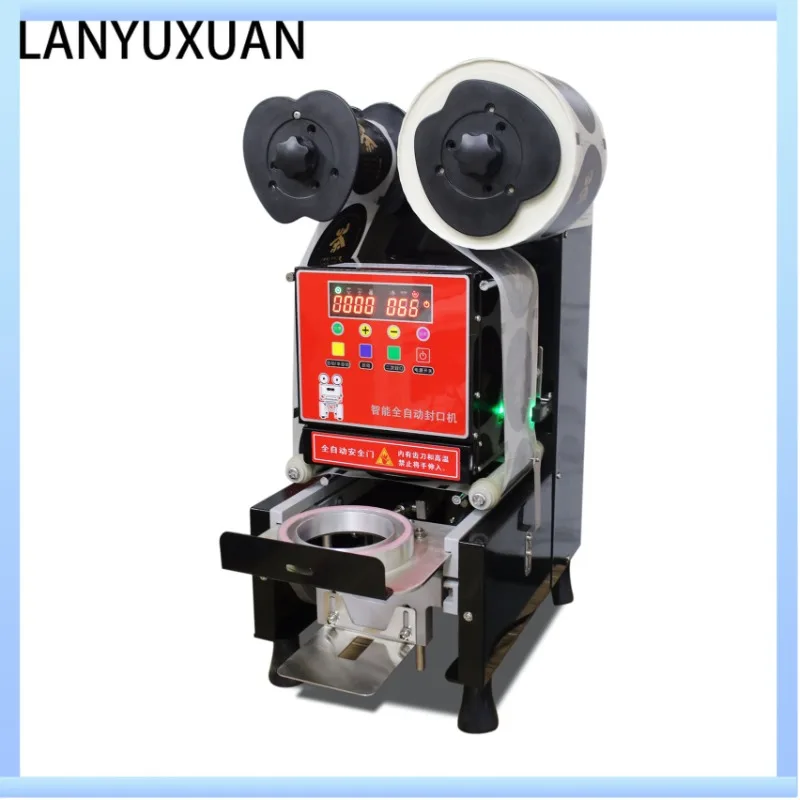 

Automatic Sealing Machine Commercial Milk Tea Shop Equipment Paper Cup Plastic Cup General Soy Milk Drink Cup Sealing Machine