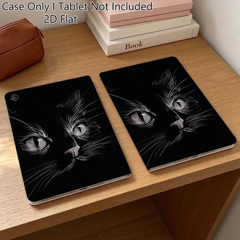 

Cartoon Black Cat Art Hot For Samsung Galaxy Tab A7 A A8 A9 A11 S6 S11 10.1 10.4 10.5 Inch Lite PLus Soft Tablet Case Gift