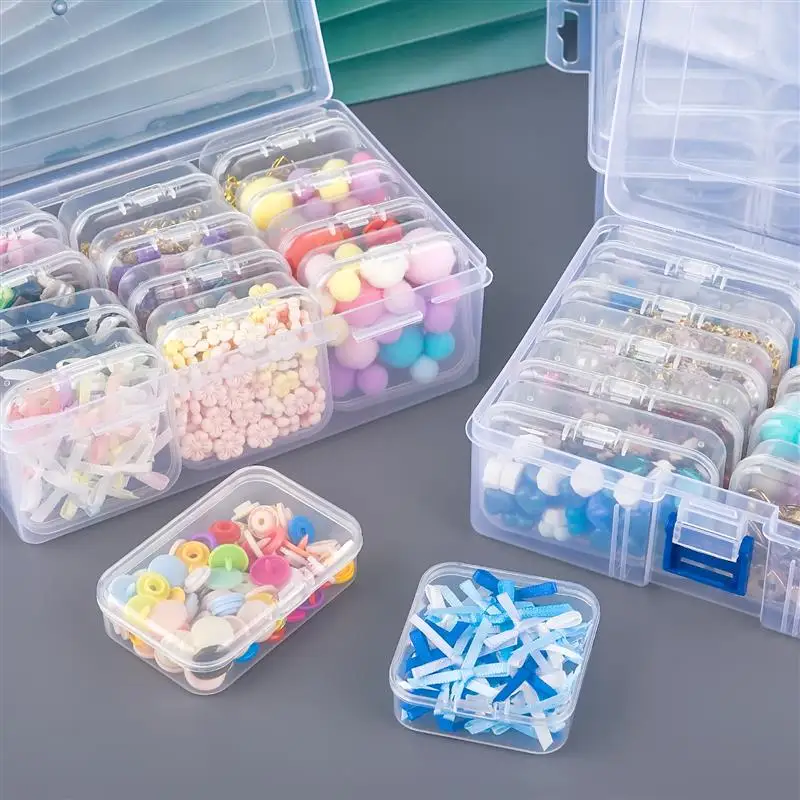 Girds Adjustable Plastic Storage Box For Jewelry Nail Art Diamond Painting Accessories Storage Container Boxes