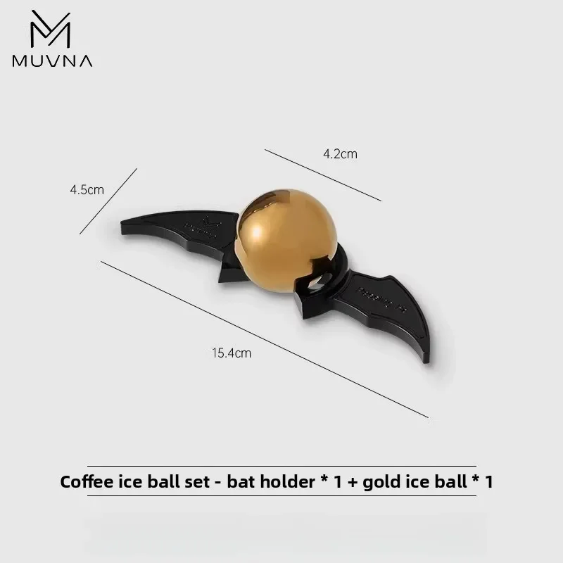 MUVNA Espresso Chilling Ball Stand, Roestvrijstalen Vriesbalhouder, Snelle Koeling Koffie IJsbal, Accessoires voor Thuisbarista's