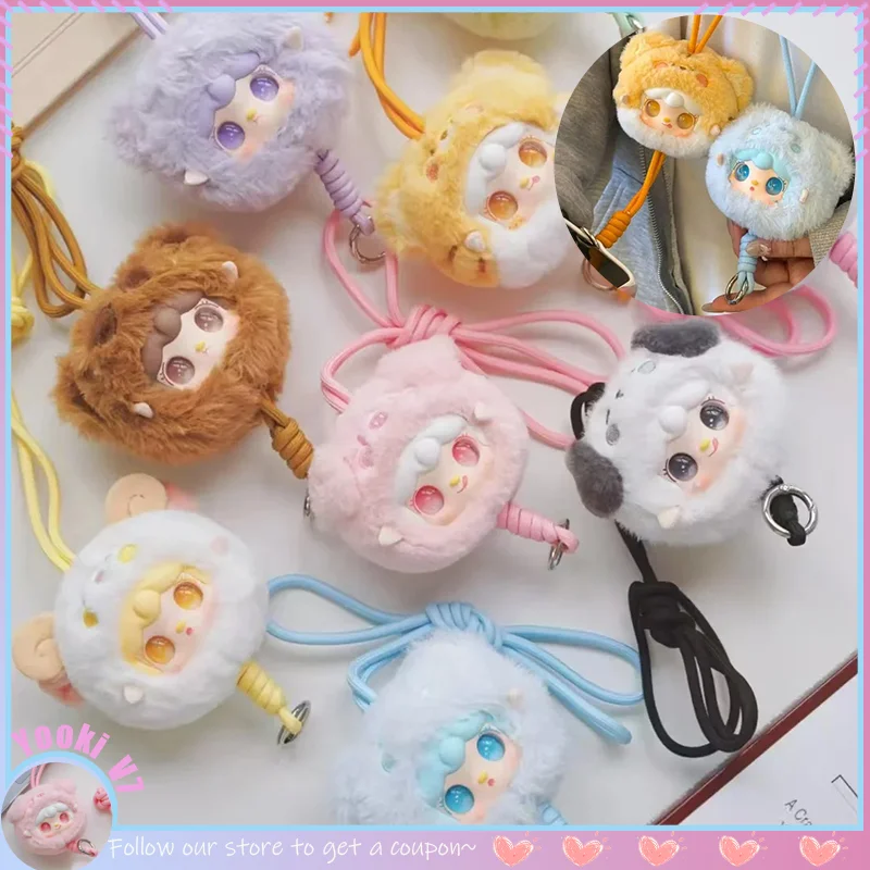 

Оригинальный кулон Yooki v7, ремешок для телефона, серия, виниловая мини-слепая коробка, милый декор, коллекция фигурок, подарок для девочек, кукла