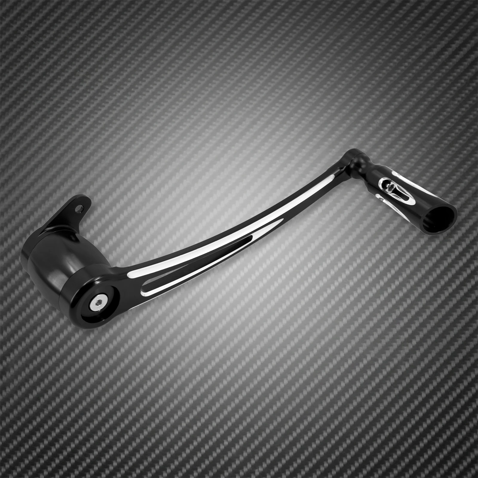 Motocycle Black Brake Arm Lever Pedal With Shift Peg For Harley Softail Fat Boy FLSTF 2000-2017 Deluxe Slim Heritage FLSTN FLS