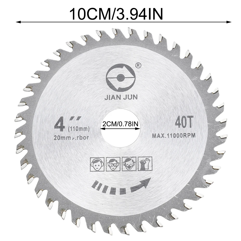 Disco per sega da 4 \" Parti metalliche da 40 pollici Utensile rotondo Accessori per la lavorazione del legno Smerigliatrice circolare da 40 denti 40T 2019 Pratico