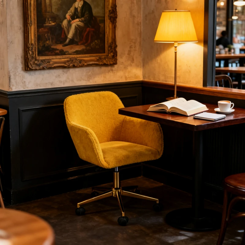 كرسي رياضي إلكتروني على عجلات مع مسند ظهر كراسي تناول الطعام لأخصائيي الأظافر كرسي غرفة الاجتماعات كراسي الألعاب أشياء غريبة Sybian